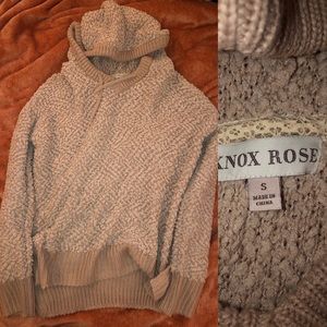 Dressy hooded sweater